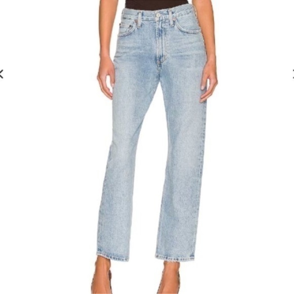 NWT Agolde Mia Mid Rise Straight jeans size 31 Revolve